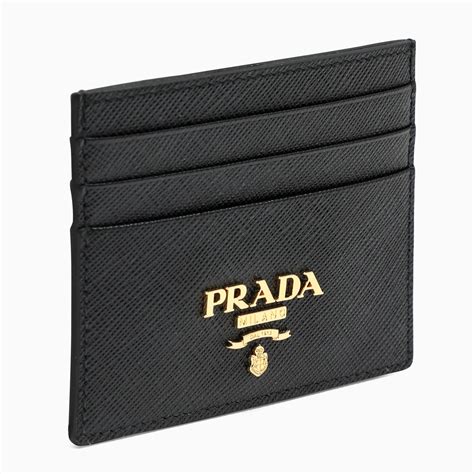 porta carte donna prada|Portacarte In Saffiano Nero .